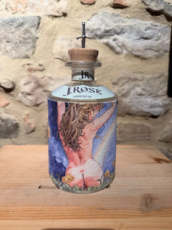 J.Rose London Dry Gin (in questa specifica edizione con etichetta d'arte firmata da Milo Manara)
