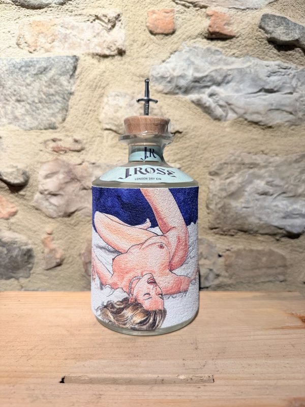 J.Rose London Dry Gin (in questa specifica edizione con etichetta d'arte firmata da Milo Manara)