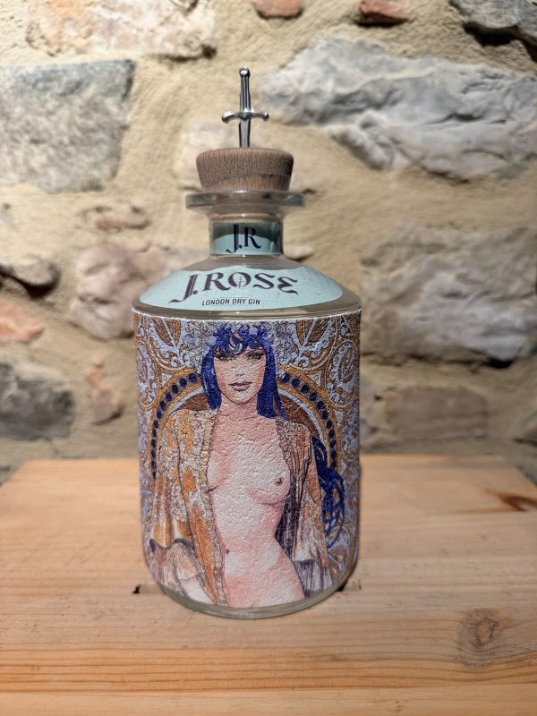 J.Rose London Dry Gin (in questa specifica edizione con etichetta d'arte firmata da Milo Manara)