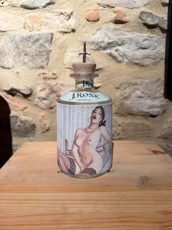 J.Rose London Dry Gin (in questa specifica edizione con etichetta d'arte firmata da Milo Manara)