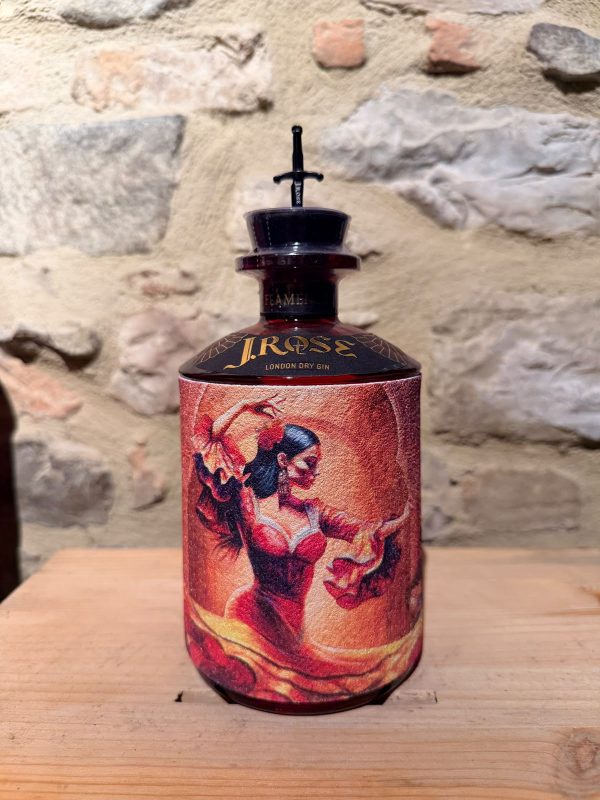 J.Rose London Dry Gin (in questa specifica edizione con etichetta d'arte firmata da Milo Manara)